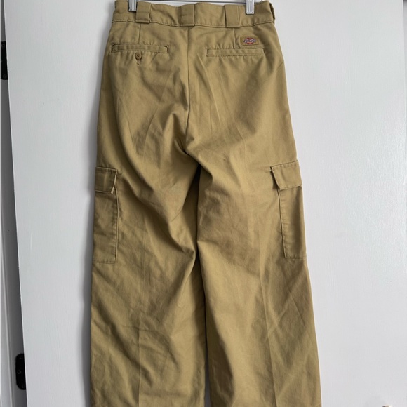 Dickies Wide Leg Tan Cargo Pants - Picture 4 of 7